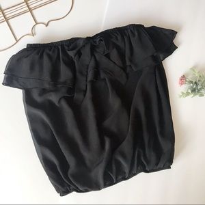 Miss Chievous Ruffle Bow Tube Top